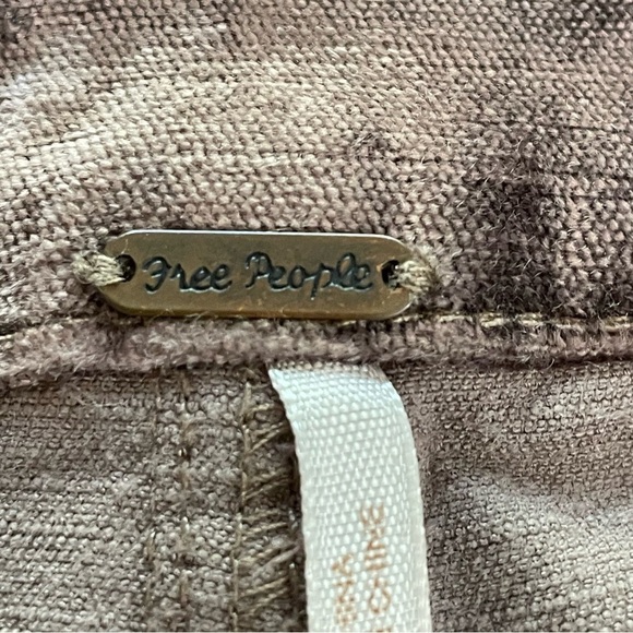 Free People | Brown Velvet Bootcut Crop Pants - Picture 6 of 11